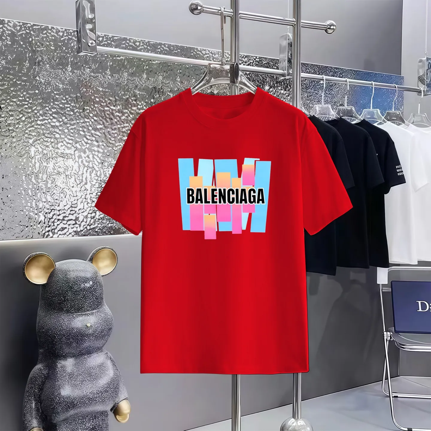 Balenciaga T 1:1 300 1×1 Same Style logo OS 200 ：Black，White， ，Red， Gray Size：XS-L